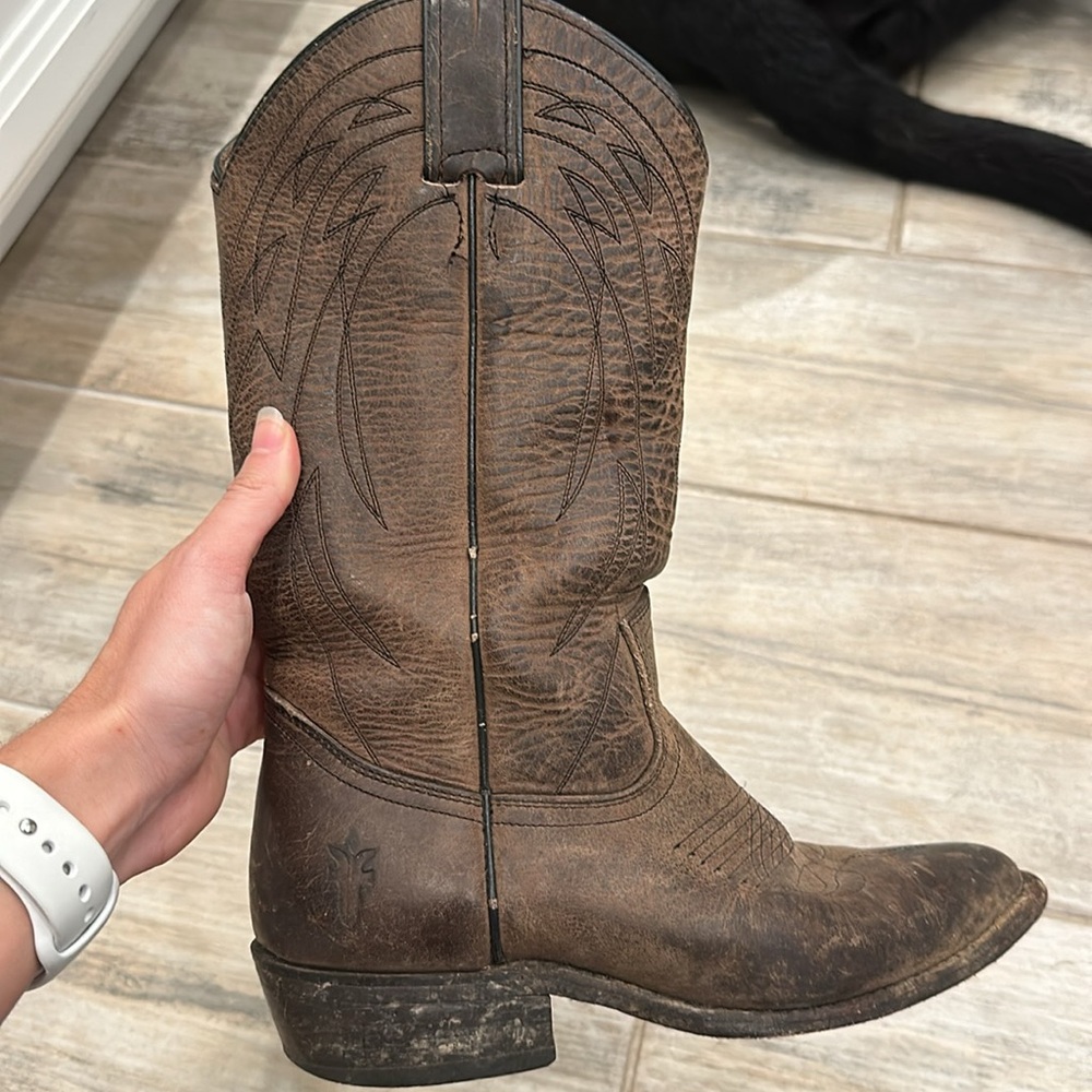 Frye Cowboy Boots Billy 6 - Picture 5 of 5